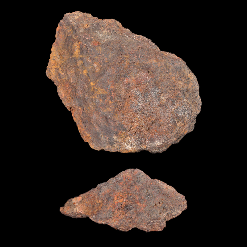 石铁陨石 一组两颗