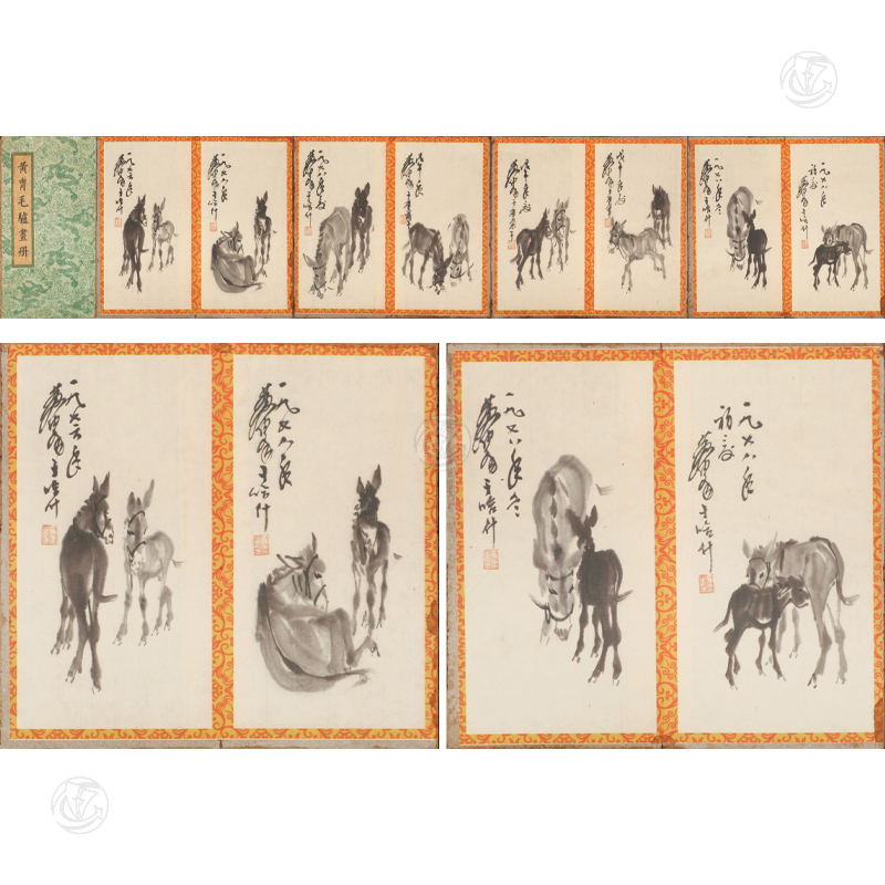 黄胄 毛驴画册