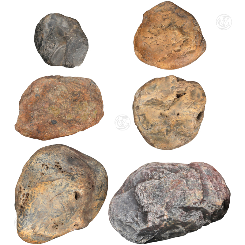 陨石 一组六颗