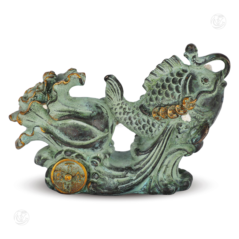 百财富余  铜鎏金摆件