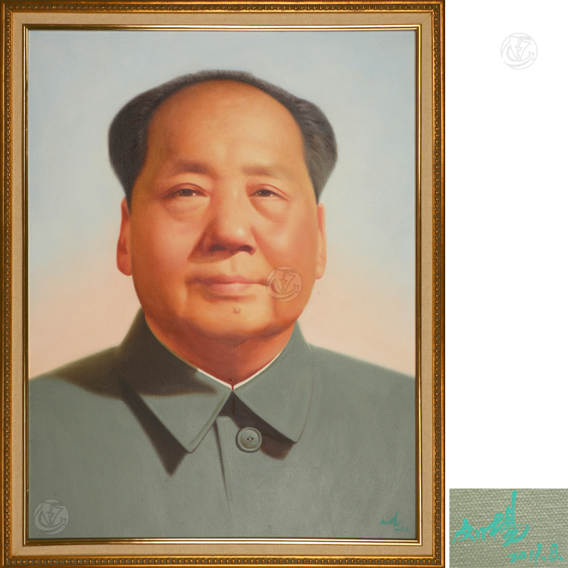 刘杨 油画毛主席像