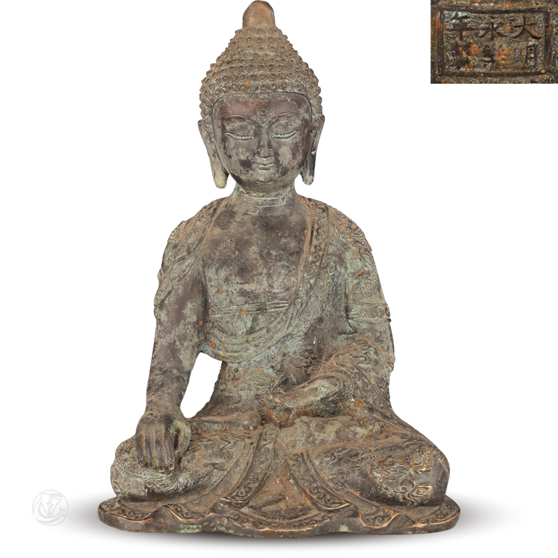 永乐铜鎏金佛造像