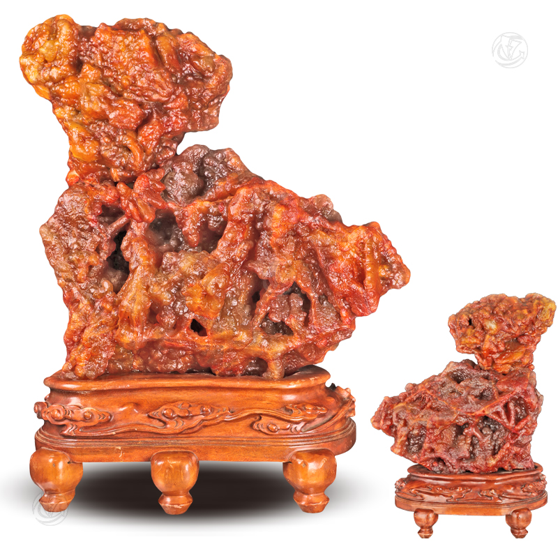 天然玛瑙原石摆件“半壁江山”