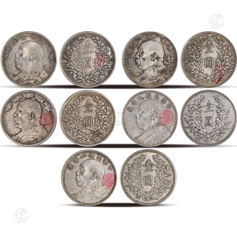 袁大头（1组5枚）