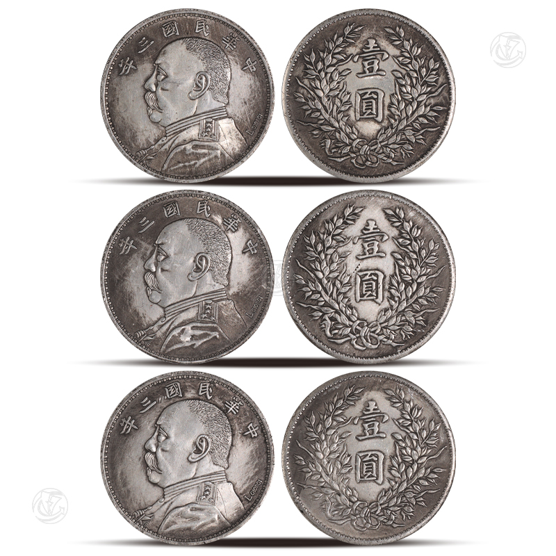 袁像三年签字版（1组3枚）